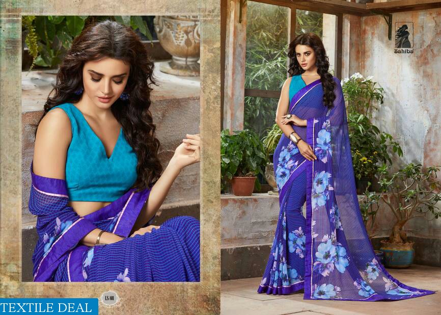 Sahiba lotus vol-8 Wholesale Fancy Fabrics Saree